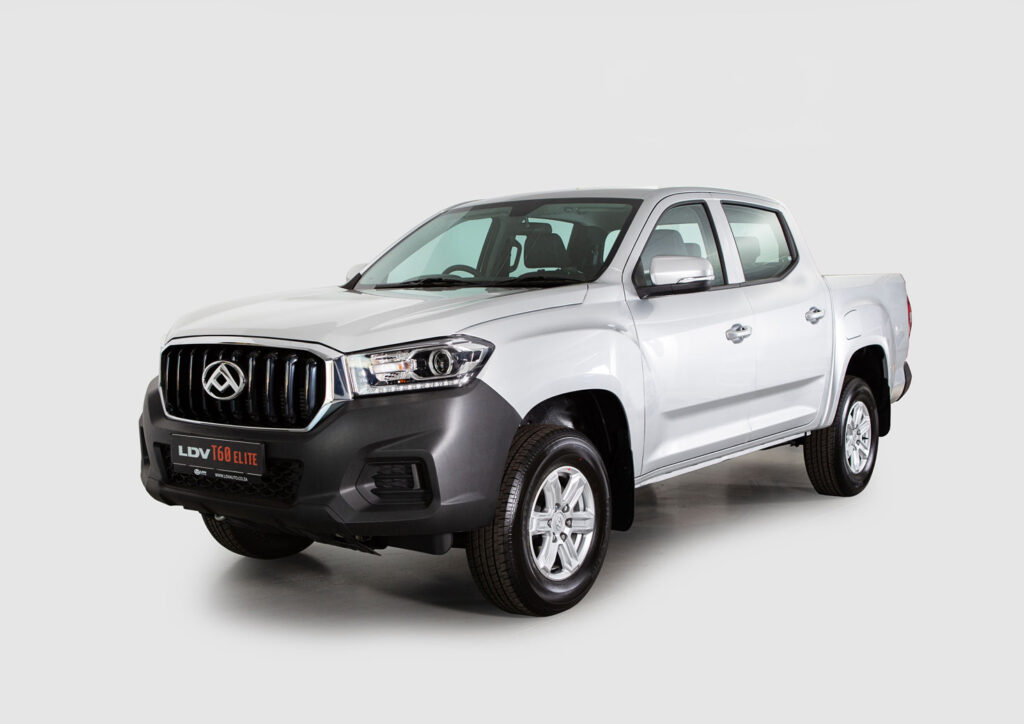 Silver LDV T60 Elite double cab bakkie