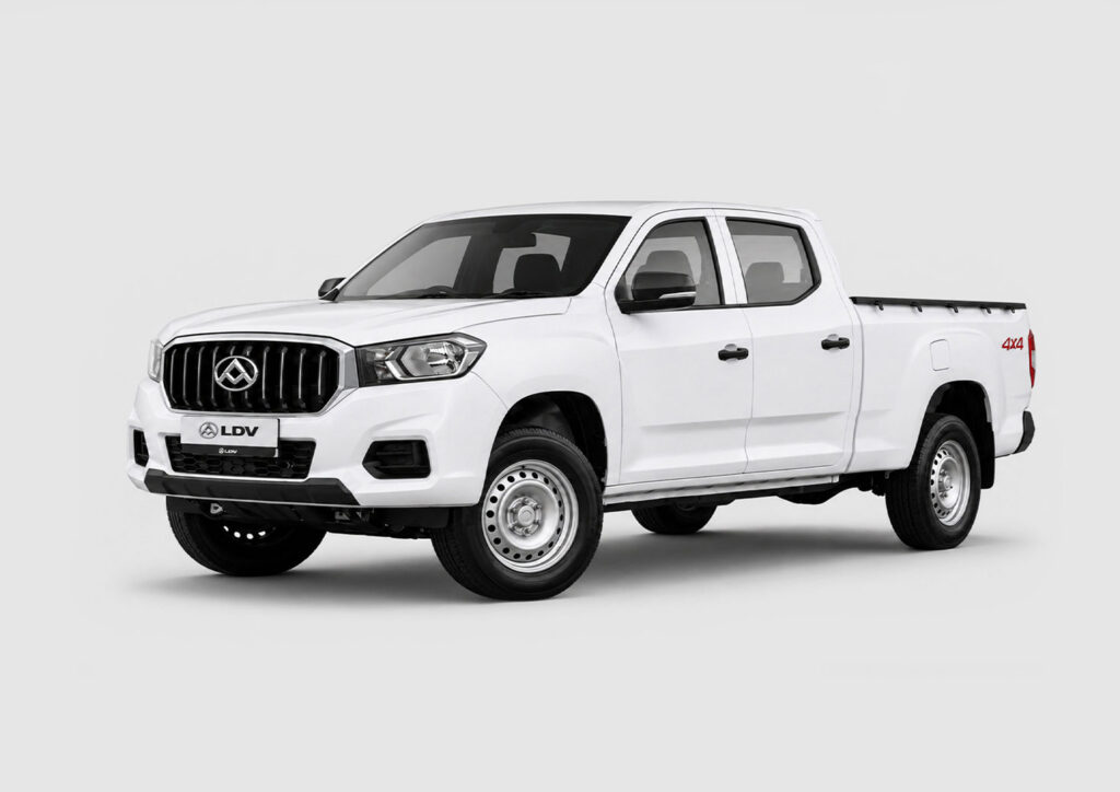 White LDV T60 Utility double cab 4x4